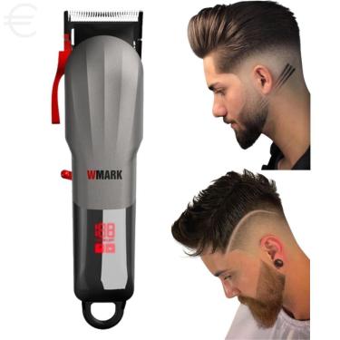Imagem de Maquina Cortar Cabelo Wmark Profissional Taper