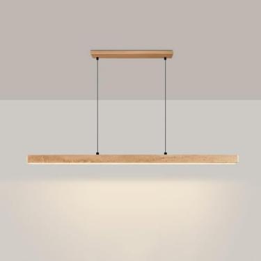Imagem de Lustre de pedra de mármore, luminária pendente linear LED regulável, faixa longa, lustre de fazenda, luminária de teto suspensa moderna em V para sala de jantar, ilha de cozinha, balcão de b