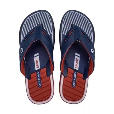 Imagem de Chinelo Cartago Masculino Dallas Dedo adulto Original 12158, Azul, 42