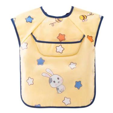 Imagem de Babador Regatinha BLW Proteção Dupla Impermeável Bebê Coelho - Baby