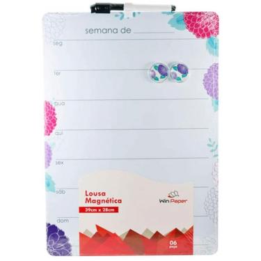 Imagem de Quadro Lousa Magnética Planejamento Semanal Wincy Ref.20016
