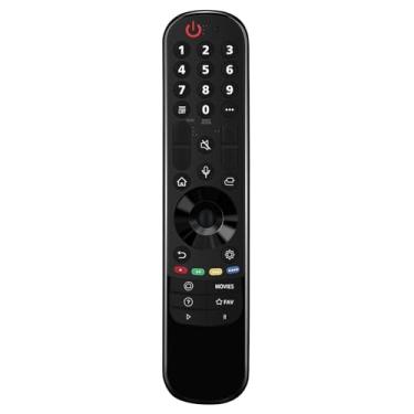 Imagem de MR21GA AKB76039704 AKB76036202 Substituição do controle remoto de voz para modelos LG OLED QNED MiniLED UHD 4K TV 2021 Série G1 C1 A1 QNED99 QNED90 NANO99 NANO90 NANO85 NANO80 ANO75 UHD Série 4K UP80