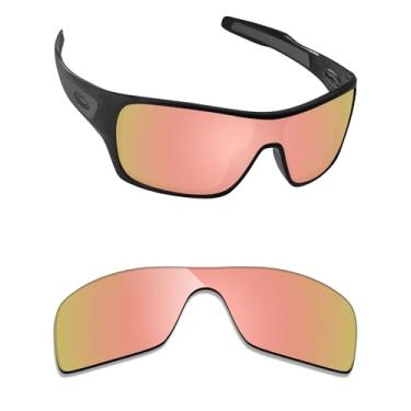 Imagem de Alphax Lentes de reposição polarizadas espelhadas em ouro rosa para óculos de sol Oakley Turbine Rotor OO9307