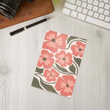 Imagem de Caderno de flores, caderno A5 para anotações de escritório, agenda de 21 x 14,7 cm, agenda de viagem, 11