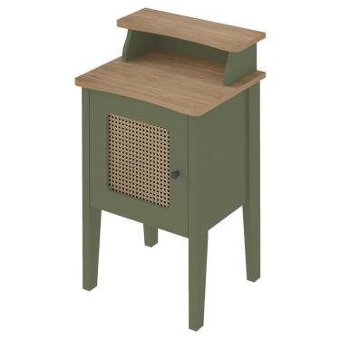 Imagem de Mesa De Apoio Mdf Sala 43 Cm 4533 Menta Carvalho Arly Menta Carvalho