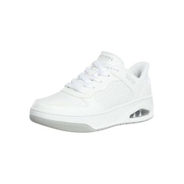 Imagem de Skechers Tênis masculino Uno Court-Acacia Hands Free Slip-ins, Branco, 41
