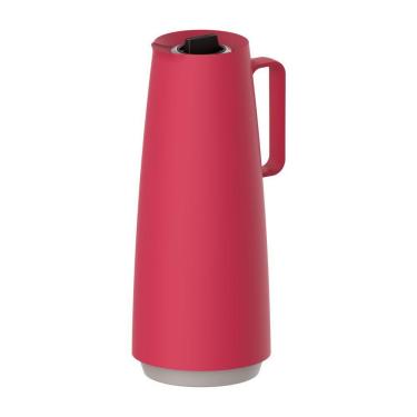 Imagem de Bule Térmico Tramontina Exata Em Plástico Magenta Com Ampola De Vidro 1 L