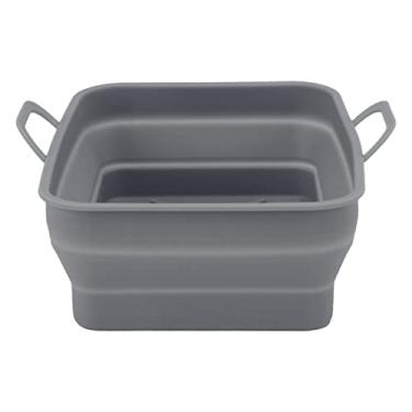 Imagem de Jeanoko Forros de silicone para fritadeira a ar, cesta de silicone reutilizável para airfryer, 2 peças, forro de fritadeira, resistente ao calor, design de ranhura, fácil de limpar, panela com alça