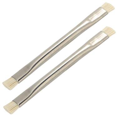 Imagem de Serounder Ferramenta Antiestática da Escova da Placa Principal para Limpeza de Tablet de Celular Pcb, Cerdas Macias para Tratamento Detalhado, 2 Escovas