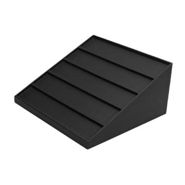 Imagem de Deevoka Organizador de óculos de sol, expositor de óculos e joias, bandeja para exibição de de grau no balcão, Preto