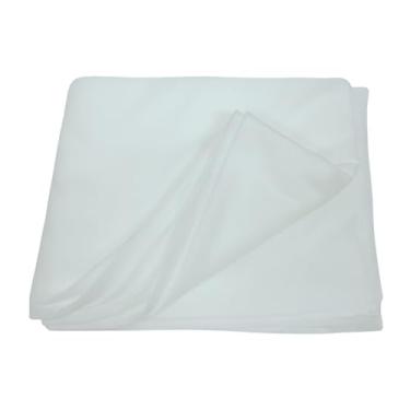 Imagem de Base estabilizadora de bordado de malha branca invisível, entretela fusível de 150 cm x 1 ano para bordado à máquina e costura manual