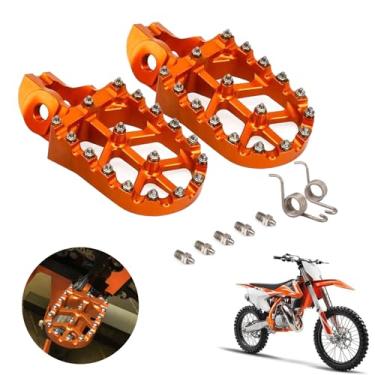 Imagem de AnXin Pés Pegs apoio de pé pedal descanso CNC MX para KTM 85 125 150 250 300 350 450 500 SX XC-W SX-F XC-F EXC-F SX-F Fábrica EDTION XC-F Husqvarna TC FC FE TE FS TX FX Motocicleta