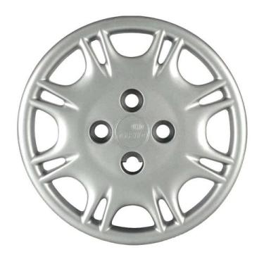 Imagem de Calota 006cb-pta aro 13 modelo cubo baixo - unidade - GRID PRATA