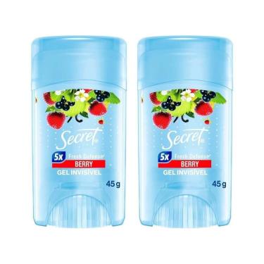 Imagem de Desodorante em Gel Antitranspirante Secret Berry - Feminino 72 Horas 45g 2 Unidades-Feminino