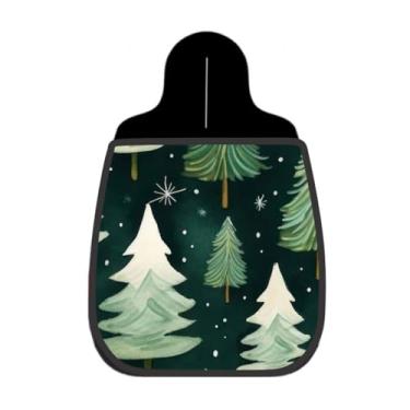 Imagem de Lixeira De Carro Organizador Lixinhocar Pinheiros Nevados Natal Verde