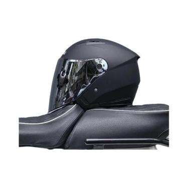 Imagem de Capacete De Motocicleta Unissex Com Dupla Lente Para Quatro Estações P