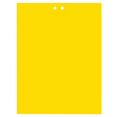 Imagem de 20 unidades de armadilhas adesivas duplas com laços fita para captura insetos voadores como moscas plantas pulgões minad