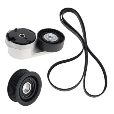 Imagem de Ocotope Kit de tensor de correia de transmissão do motor e polia intermediária com correia serpentina 05184617AD - Compatível com Dodge Grand Caravan Journey, Chrysler Town & Country 200, Jeep 3.6L V6