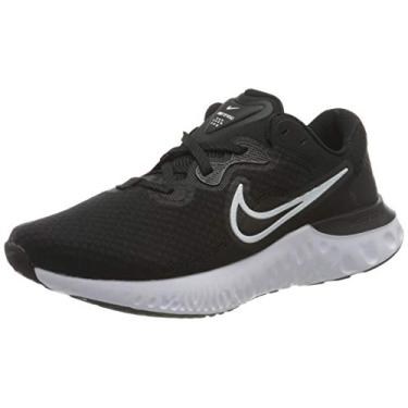 Imagem de Nike Tênis de corrida feminino Stroke, Preto, branco, cinza escuro, 2.5 M UK