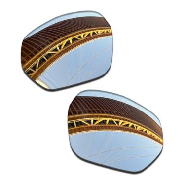 Imagem de LenzProse Lentes de reposição polarizadas de 1,5 mm para óculos de sol Oakley Plazma OO9019 59 mm, antiarranhões | Ajuste perfeito, Cromo prateado polarizado - 1,5 mm, 59mm