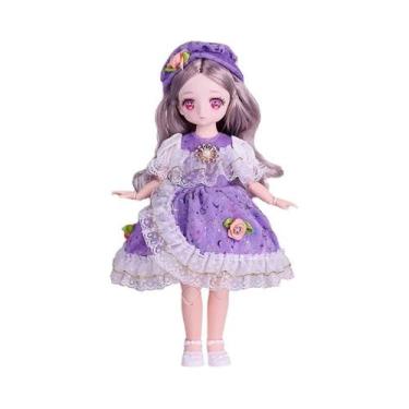 Imagem de Boneca Princesa BJD De 30 Cm, Maquiagem Rápida Em 6 Minutos, Presente 