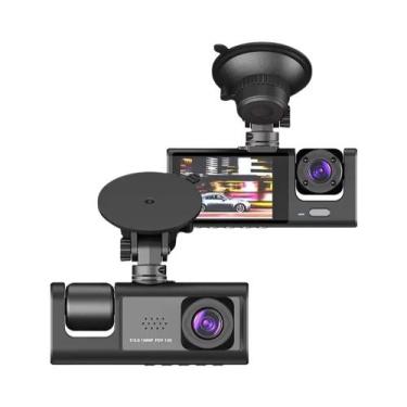 Imagem de Câmera Veicular Dual Lens 1080P Com Visão Noturna E Câmera Traseira Op