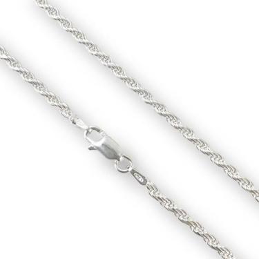 Imagem de Corrente Cordão Baiano Grossa 50 cm Prata Legitima 925 - Lojas La&Ny P