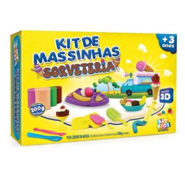 Imagem de Massa para Modelar Criativa ART KIDS Sorveteria 200G