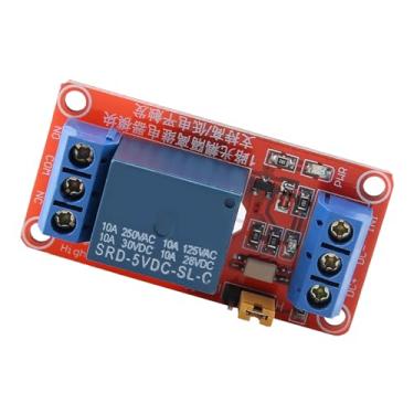Imagem de Fesjoy Placa de Módulo de relé Optoacoplador 4 Canais, Gatilho Alto e Baixo, 5V / 12V / 24V, Tamanho Compacto, Design Interface Fácil, peso: 18g / 0,6 Onças, Carga Interface (5V)