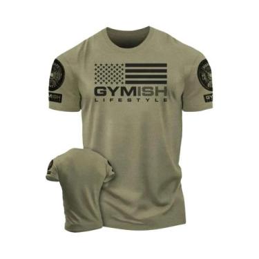 Imagem de Camiseta Masculina De Verão Com Estampa 3D, Manga Curta, Secagem Rápid