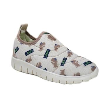 Imagem de Tênis Novope Infantil Menino Confortável 12833 Calce Fácil Dinossauro Homem Aranha-Masculino