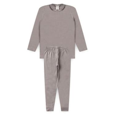 Imagem de Conjunto Inverno Térmico Unissex Grafite Blusa e Calça - Molekada, 4