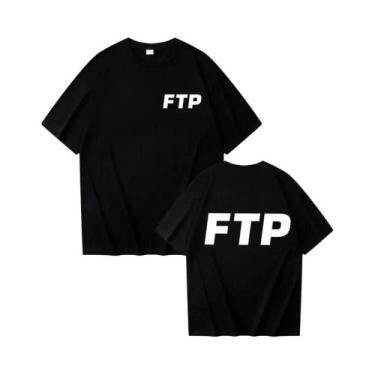 Imagem de Camiseta Unissex Harajuku Rap Music Com Gola Redonda E Manga Curta 202