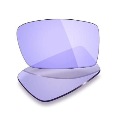 Imagem de Mryok Lentes de substituição UV400 compatíveis com óculos de sol Revo Thrive RE4037 64 mm, HD Polarized, proteção UV, resistente a impactos e ajuste perfeito - roxo claro baixo