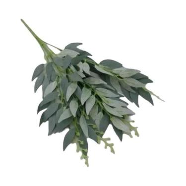 Imagem de Buquê De Folhagem Artificial Willow Jungle, Vinha De Folhagem Falsa Pa