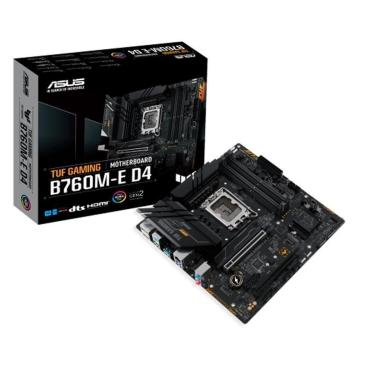 Imagem de Placa-Mãe ASUS TUF Gaming B760M-E D4, Intel, M-ATX, DDR4, Preto - 90MB1E90-M0EAY0-Unissex