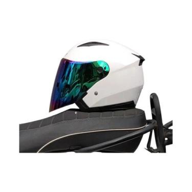 Imagem de Capacete De Motocicleta Unissex Com Lente Dupla Semi-Coberta JIEKAI-51