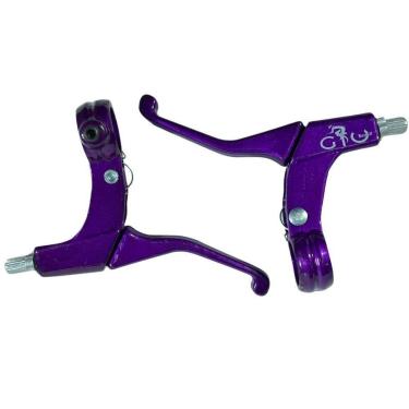 Imagem de Manete Maçaneta Freio Gtu Bike Bicicleta Alumínio Violeta-Unissex