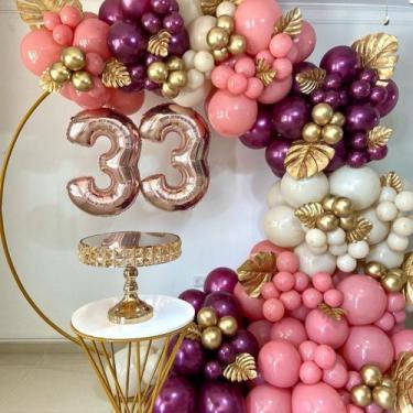 Imagem de Balão Colorido Tamanho 9 Liso Bexiga Aniversário 50un Festa - Santa Cl