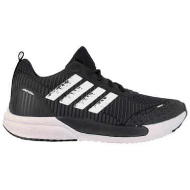 Imagem de Tenis Esportivo Para Academia Corrida Caminhada Confortável Resistente Masculino Unissex (Preto e Branco, BR, Adulto, Numérico, 41)