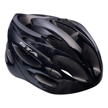 Imagem de Capacete Gta Inmold Bike Pisca Pisca Led Ciclismo Mtb Cor Pr