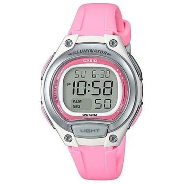 Imagem de Relógio CASIO feminino digital rosa LW-203-4AVDF
