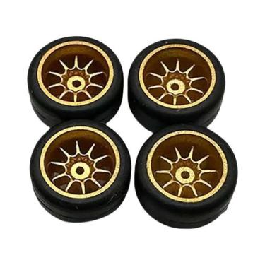 Imagem de Rodas E Pneus De Substituição Para Caminhões De Controle Remoto 1:64 -