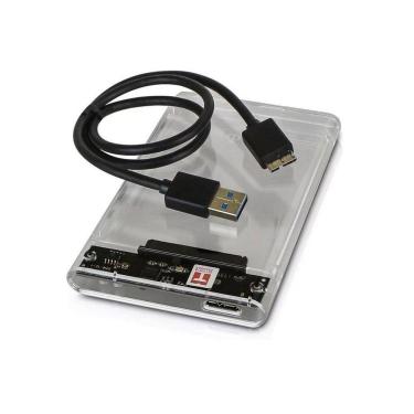 Imagem de Case Transparente Hd Sata 2.5 Hhd Ssd Usb 3.0 T 6 Gpbs