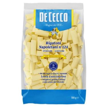 Imagem de Massa Italiana Rigatoni Napoletani De Cecco 500g