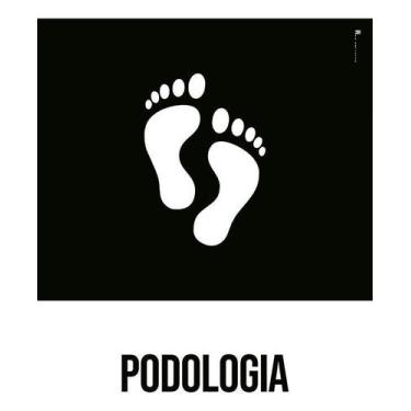 Imagem de Kit 5 Placa Acm Desenho Podologia 18X23 - Sinalizo