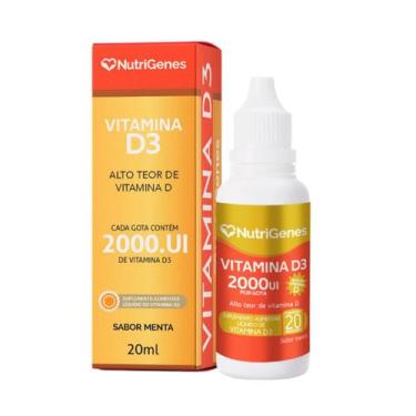 Imagem de Vitamina D3 Sublingual 2.000 Ui Cada Gota Nutrigenes - Mike Shop