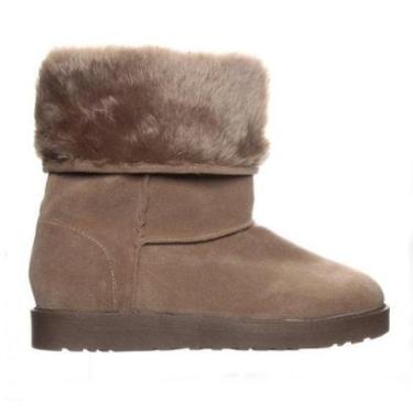 Imagem de Bota de Pelos Feminina Forrada Preta Quentinha Frio Neve-Feminino