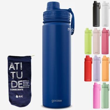 Imagem de Garrafa Térmica Gocase Fresh 650ml Original Premium Cor:KIT com garraf