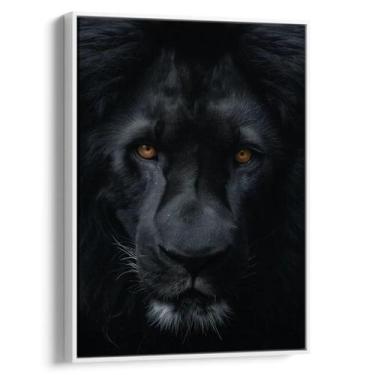 Imagem de Quadro Leão Majestoso em Noite Misteriosa e Profunda - Mioquadros, 180